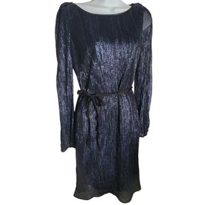 Tahari Shimmer Midi Dress